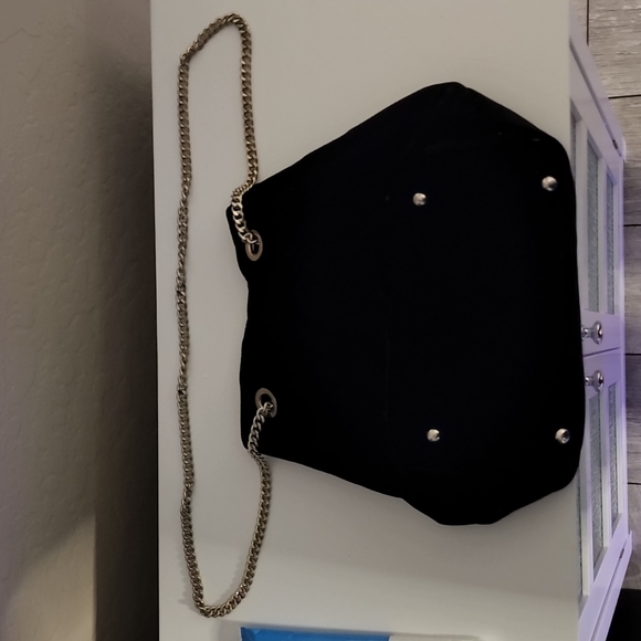 Zara velvet embroidered bag - Picture 2 of 3